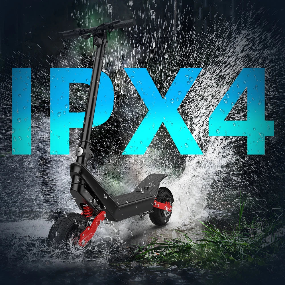 HX X10 18.2AH Electric Scooter 2000W 50KM/H Foldable Electric Kick E Scooter Dual Motors 11 Inch Escooter for Adults - Enfance-Heureuse