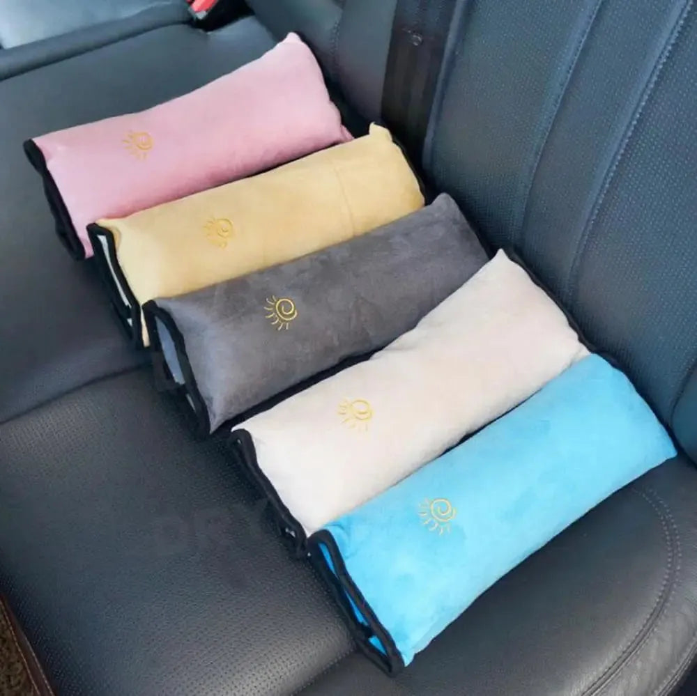 Accesorios de estilo de coche para niños, cinturón de seguridad para bebé, almohada, cinturón de coche, cojín de felpa, protección de hombro para vehículo