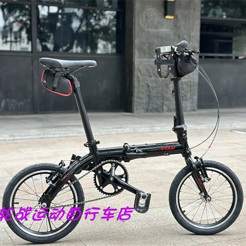 For 16 Inch Mini Portable Folding Bike Single Speed ​​for Child Adult