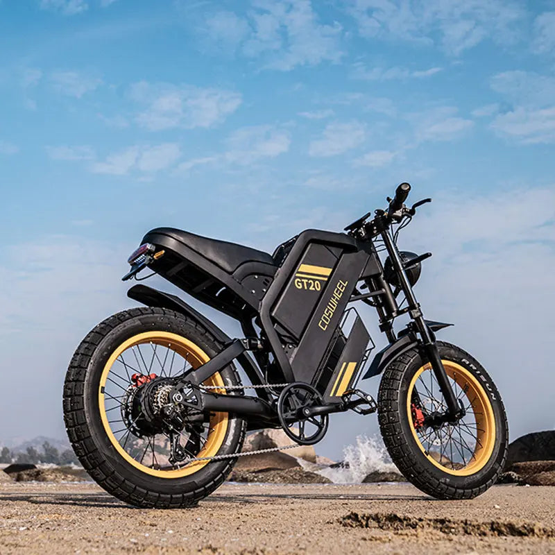 Coswheel Ebike GT20 Adult Electric Motorcycle Mountain Bikes 20Inch 48V Electric bike Fatbike Adult Motorcycles Drit bike - Enfance-Heureuse