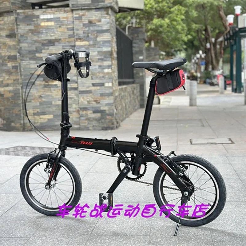 For 16 Inch Mini Portable Folding Bike Single Speed ​​for Child Adult