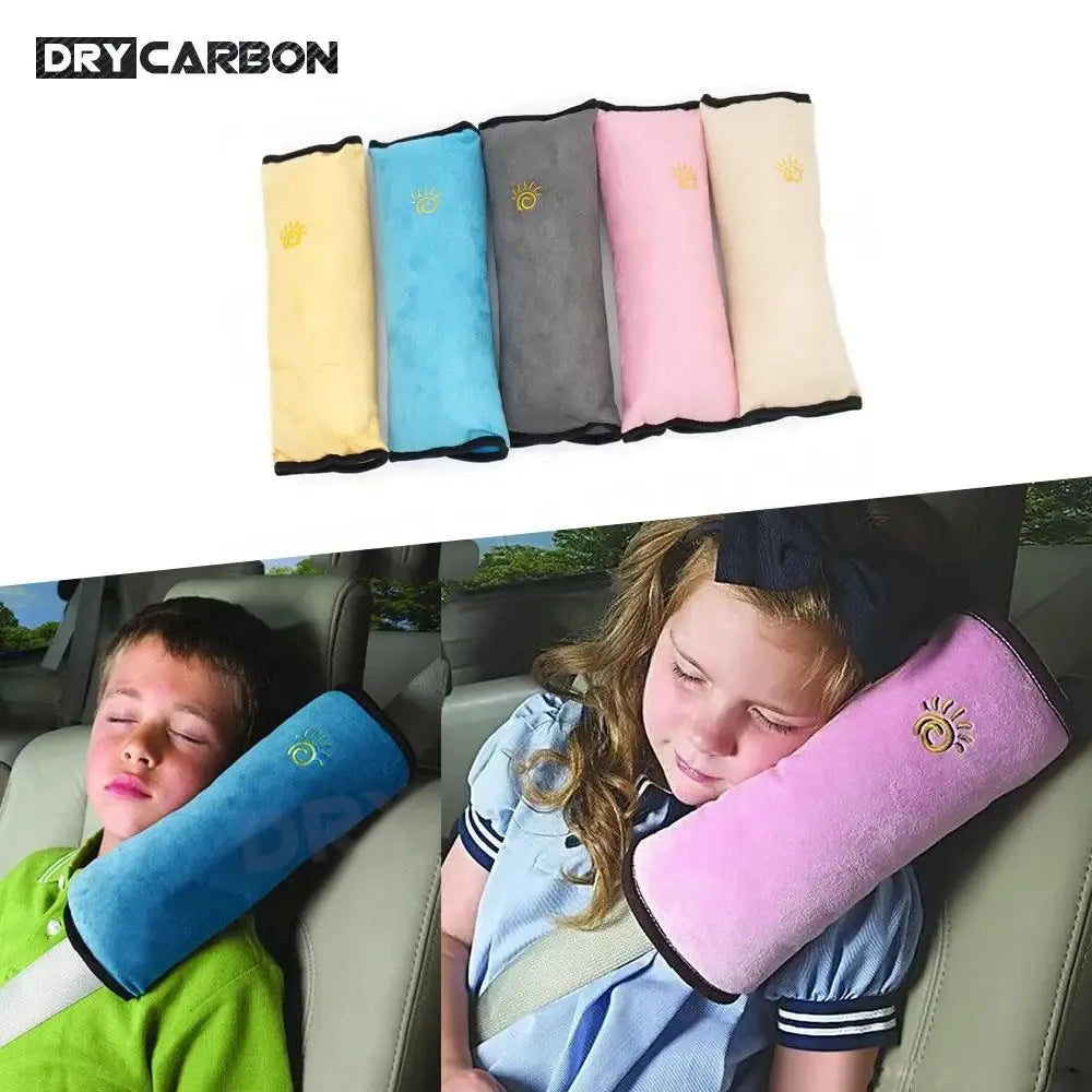 Accesorios de estilo de coche para niños, cinturón de seguridad para bebé, almohada, cinturón de coche, cojín de felpa, protección de hombro para vehículo