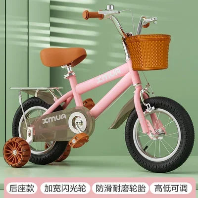 Vélo britannique pour enfants siège arrière roue clignotante garçons et filles 2-3-4-5-6-7-8-9