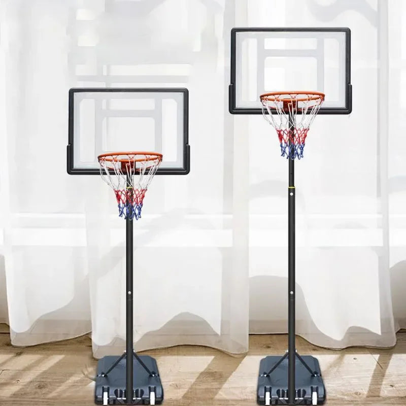 CC0182 Soporte de baloncesto ajustable para niños, tablero de juguete transparente de entrenamiento móvil, recomendado SJ