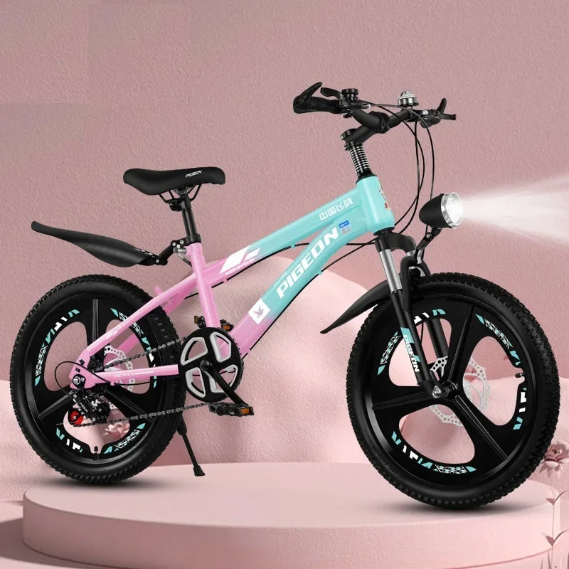 Vélo de ville pour enfants de 6 à 13 ans  garçons et filles, étudiant, vitesse variable, double frein à disque