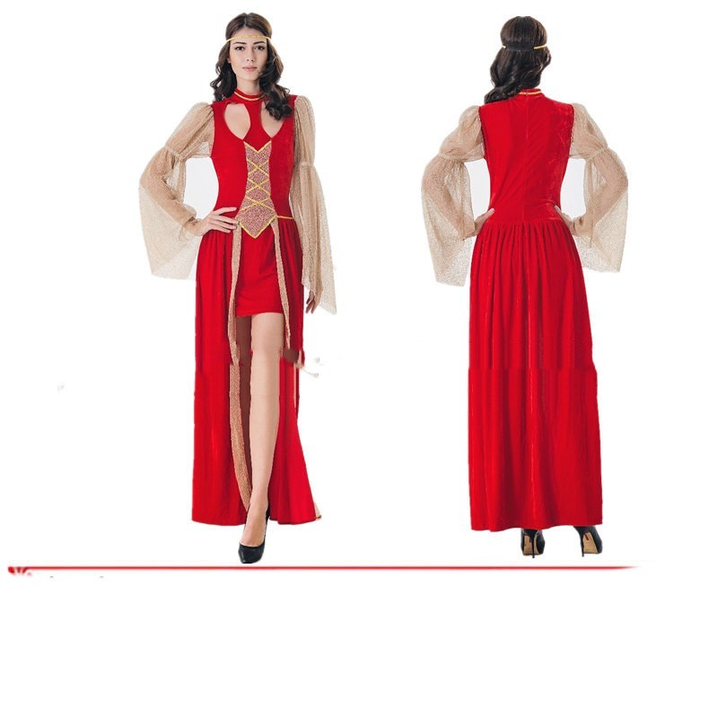 Halloween COS Ball Queen Dress Evening Gown - Enfance-Heureuse