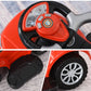 Kids 3 In 1 Push Car Ride-On Stroller Sliding Walking Toy With Horn Music Light Secure Bar For Boys Girls 1-3 Years Old Red - Enfance-Heureuse