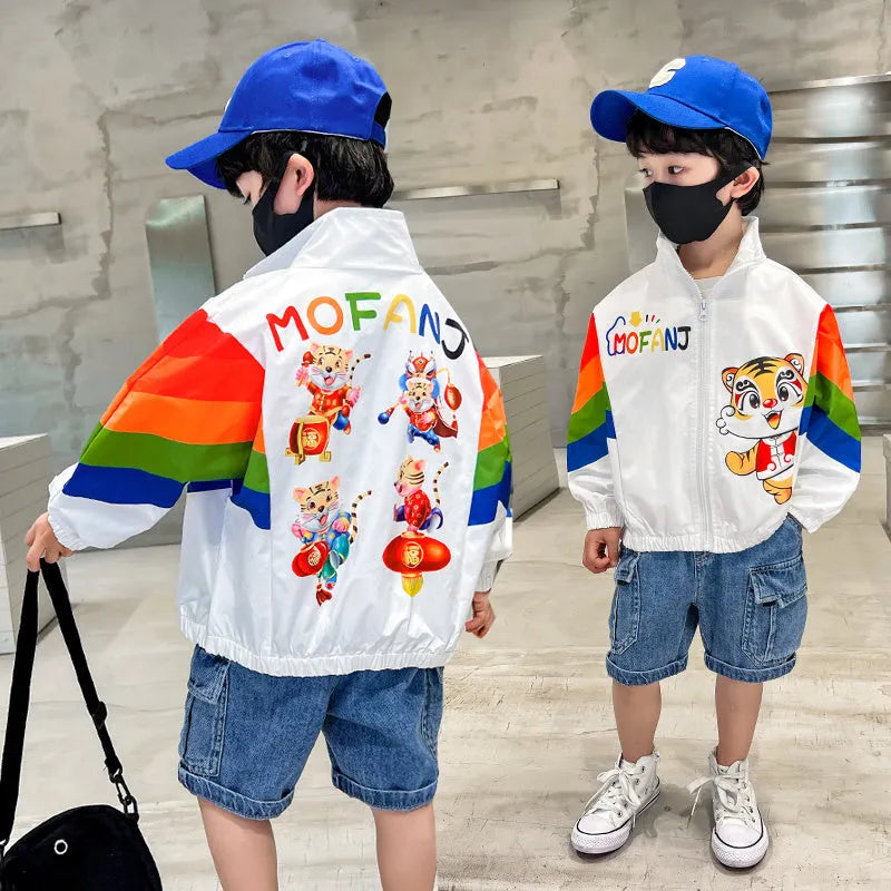 Children's Sun Protection Clothing Thin Breathable Jacket