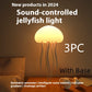 Jellyfish Mood Lamp LED Jellyfish Night Light Portable Jellyfish Lamp Jellyfish Decorations Smart Table Lamp For Bedside Desk - Enfance-Heureuse