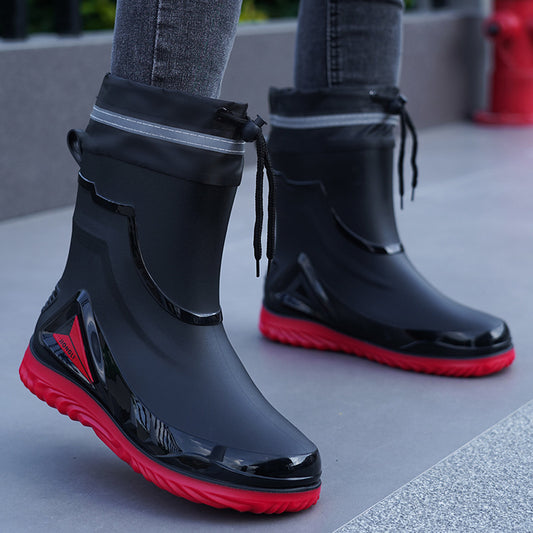 Closed Waterproof Shoes Outdoor Rubber Boots - Enfance-Heureuse