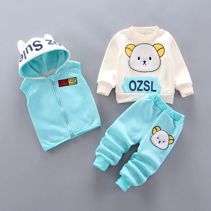 Children's Clothing Baby Three Piece Set