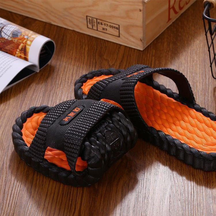 Non-slip Deodorant Slippers Massage Home Slippers - Enfance-Heureuse