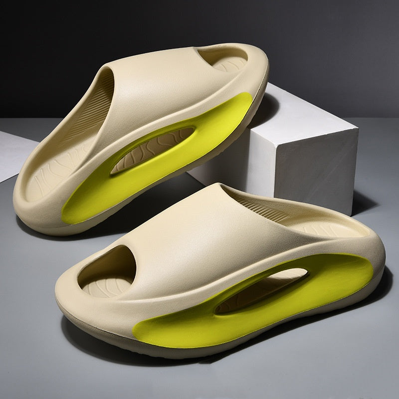 Ins Slippers Women Men Peep Toe Slipper Summer Hollow Unisex Sports Beach Shoes - Enfance-Heureuse