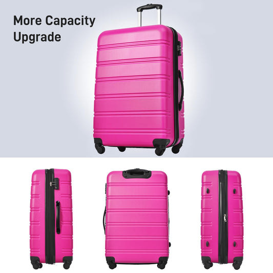 Hardshell Suitcase Set Of 4 Pieces, Light 16 Inches, 20 Inches, 24 Inches, 28 Inches, Luggage Case. - Enfance-Heureuse