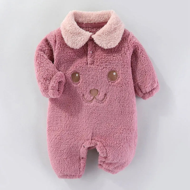 Keep Baby Warm Long Woolen Trousers Jumpsuit