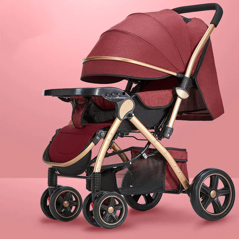 Baby strollers are lightweight and easy to fold