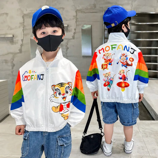 Children's Sun Protection Clothing Thin Breathable Jacket