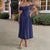Elegant Tube Top Off-shoulder Dress Dress - Enfance-Heureuse
