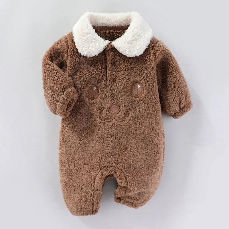 Keep Baby Warm Long Woolen Trousers Jumpsuit