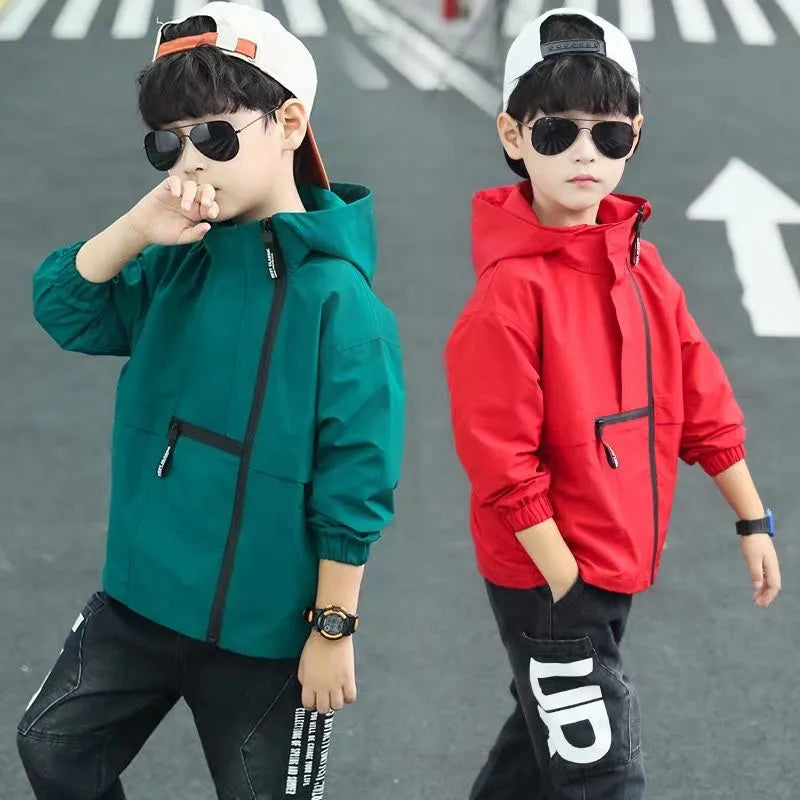 Simple And Creative Boys' Casual Jacket