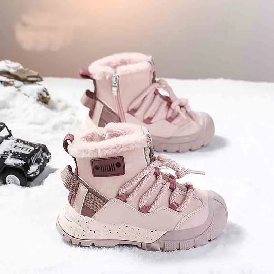 Children's Sneaker Waterproof Snow Fleece-lined