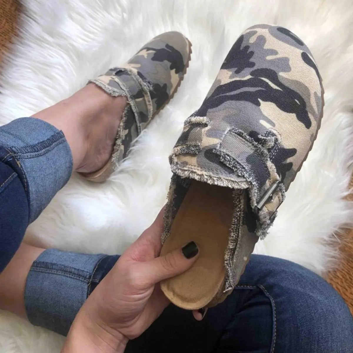 Round Toe Flats Loafers - Enfance-Heureuse