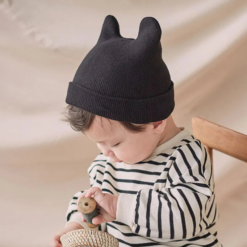 Gorro para niño, jersey, tejido para bebé