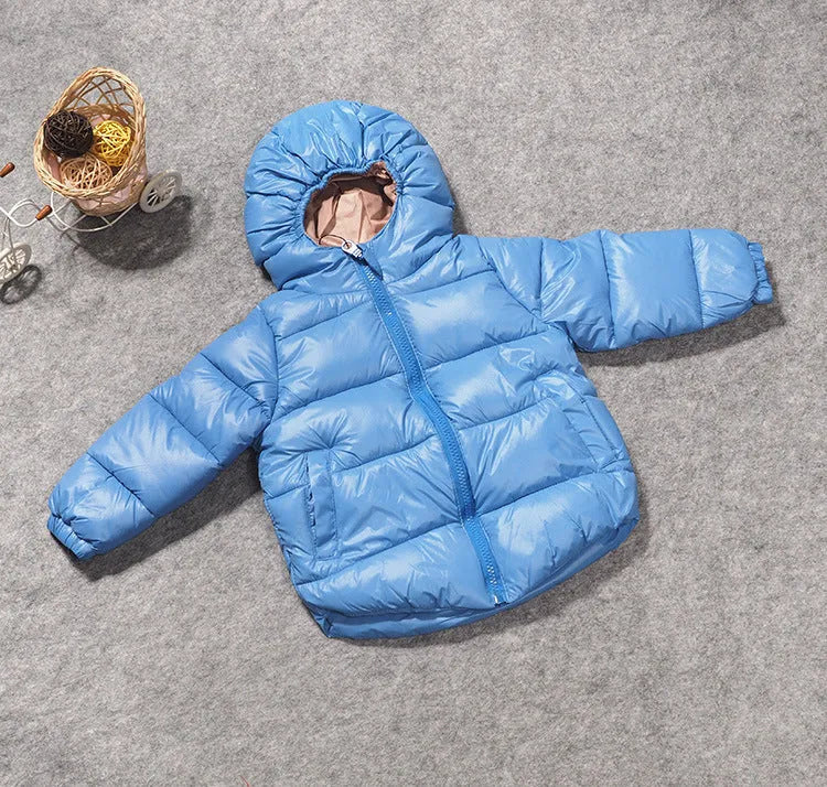 Ropa de invierno para niños Chaqueta de plumón informal acolchada de algodón