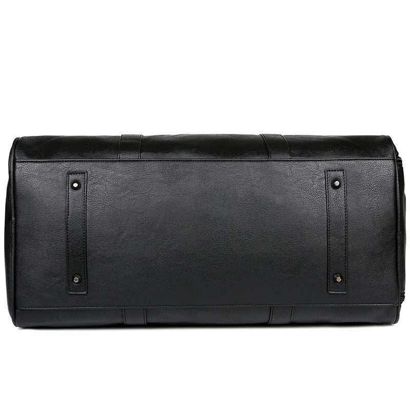 European And American Men's Leather Retro Handbag Large Capacity - Enfance-Heureuse