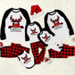 Family Christmas Pajamas Matching Sets Christmas Sleepwear Parent-Child Pjs Outfit For Christmas Holiday Xmas Party - Enfance-Heureuse