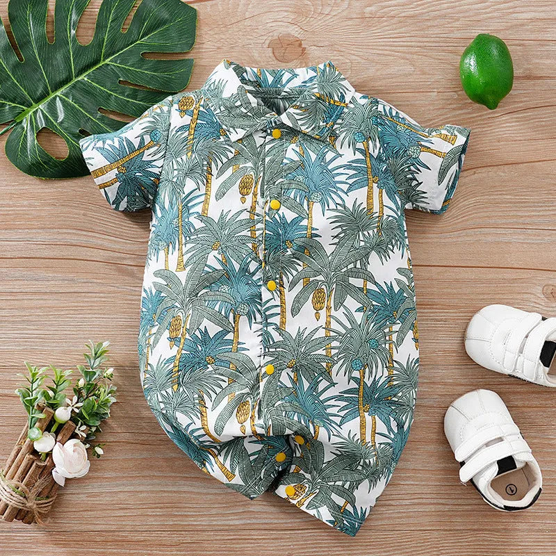 Summer Baby Boy Gentleman Jumpsuit