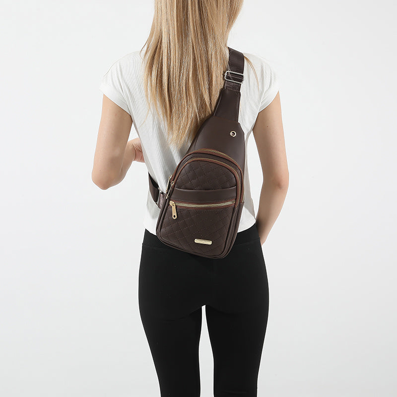 Storage Bag & Travel Bag Small Sling Bag Crossbody Chest Shoulder Water Resistant Sling Purse One Strap Travel Bag For Men Women Boys With Earphone Hole - Enfance-Heureuse
