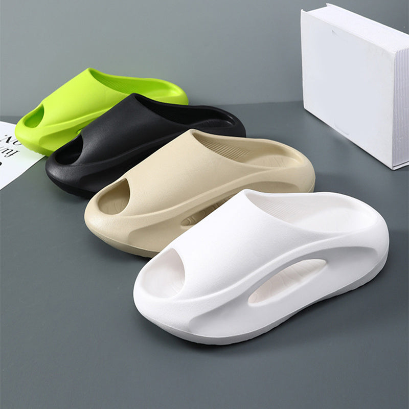Ins Slippers Women Men Peep Toe Slipper Summer Hollow Unisex Sports Beach Shoes - Enfance-Heureuse