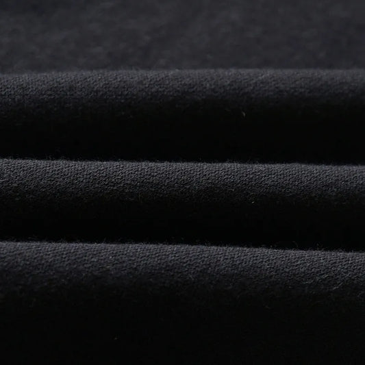 CUHK Enfants À Manches Longues Imprimé Fermeture Éclair Chemise Casual Pantalon De Sport Mis Noir Deux-Pièce Ensemble - Enfance-Heureuse