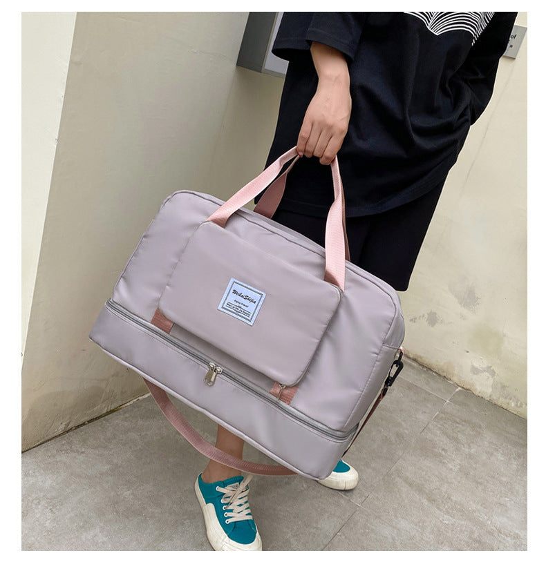 Foldable Travel Duffel Bags Sports Gym Tote Bag Women - Enfance-Heureuse