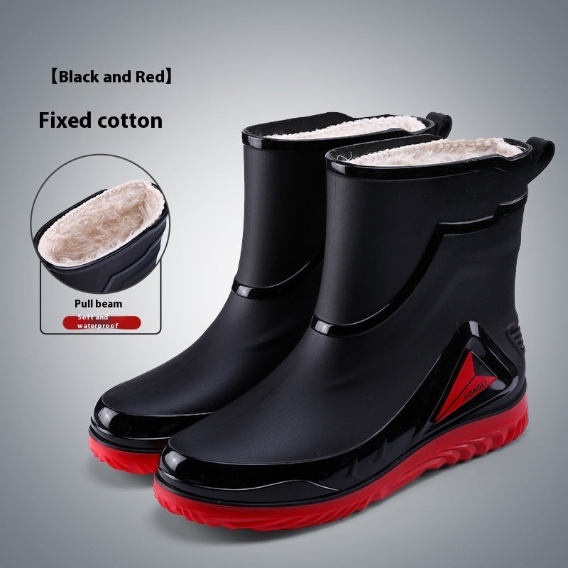 Closed Waterproof Shoes Outdoor Rubber Boots