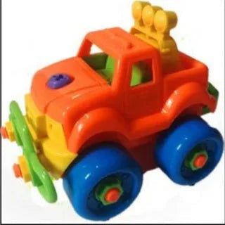 Démontage Blocs D'assemblage des Jouets DIY Moto Modélisation De Voiture Bâtiment Construction Noix Jouets Pour Enfants Cadeaux - Enfance-Heureuse