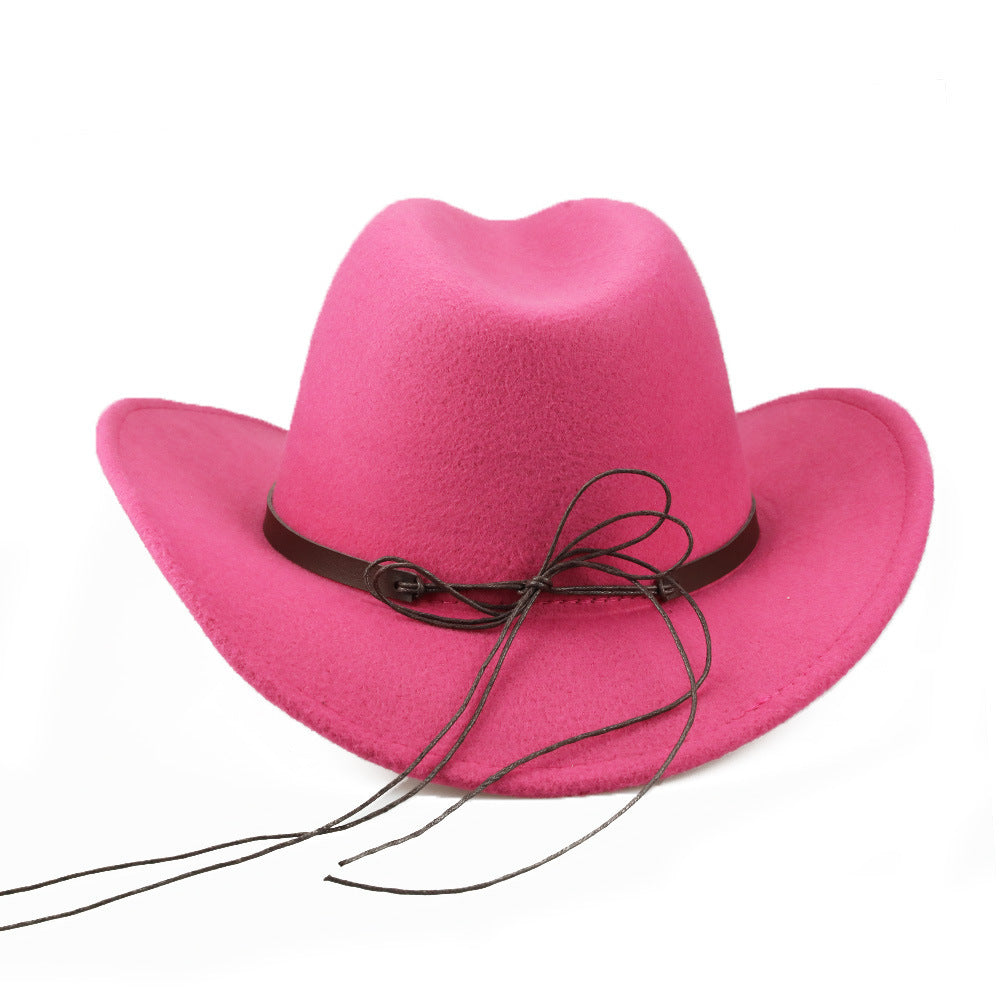 Sombrero de mezclilla de lana vendedor caliente de la personalidad de la moda