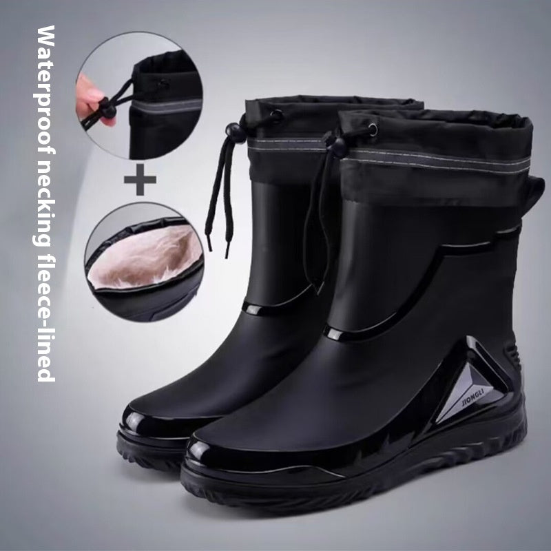 Closed Waterproof Shoes Outdoor Rubber Boots