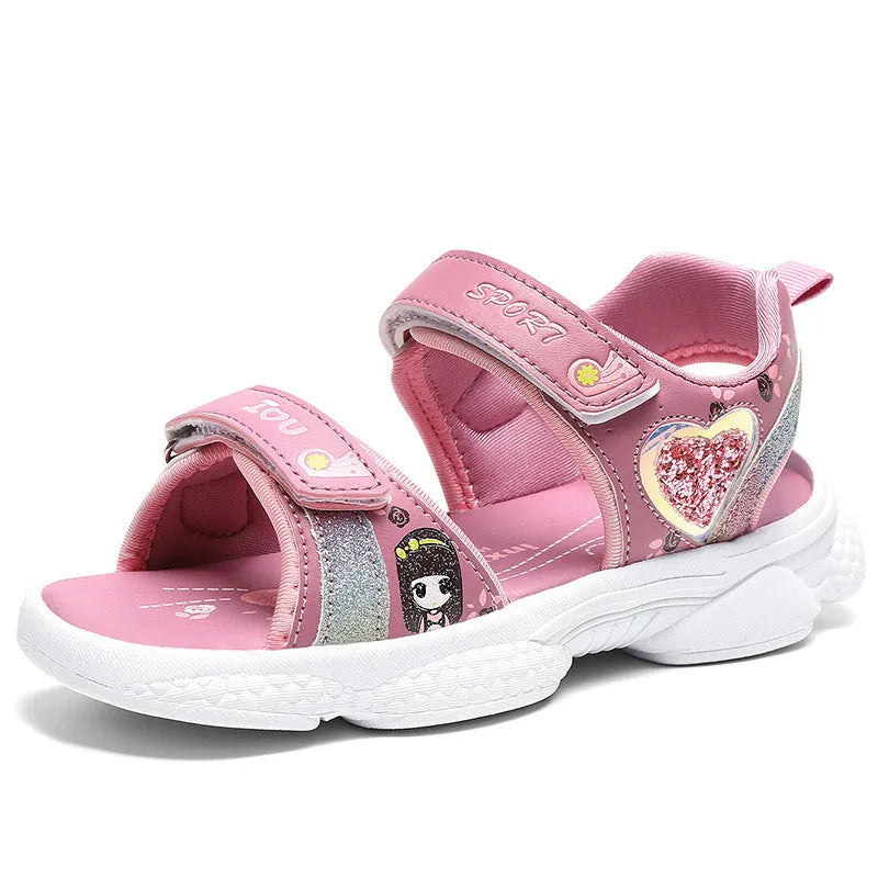 Zapatillas deportivas ligeras con suela suave para niñas