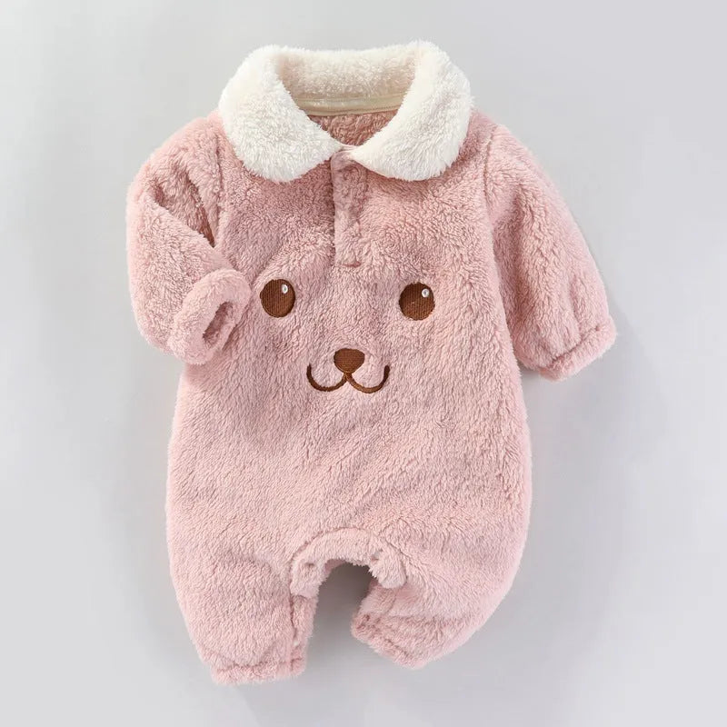 Keep Baby Warm Long Woolen Trousers Jumpsuit