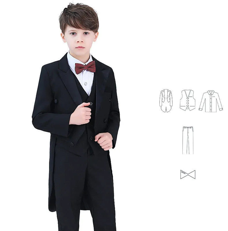 Children's Tuxedo Men's Dress Suit Performance Costume