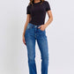 Judy Blue Full Size Run Mid-Rise Bootcut Jeans with Thermal Lining - Enfance-Heureuse