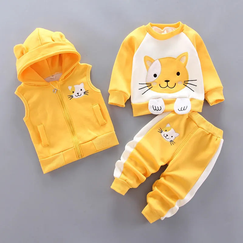 Children's Clothing Baby Three Piece Set