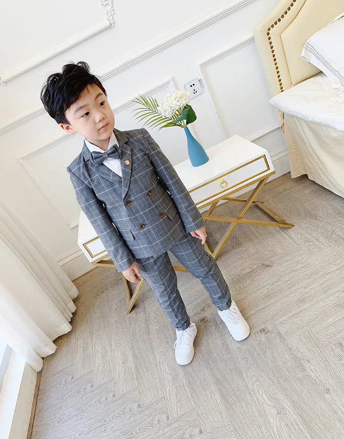 New Male Child Flower Girl Suit One Year Old Male Baby