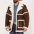 Gold Men's Fleece Jacket Coat Thickened British Style Lapel Fur - Enfance-Heureuse