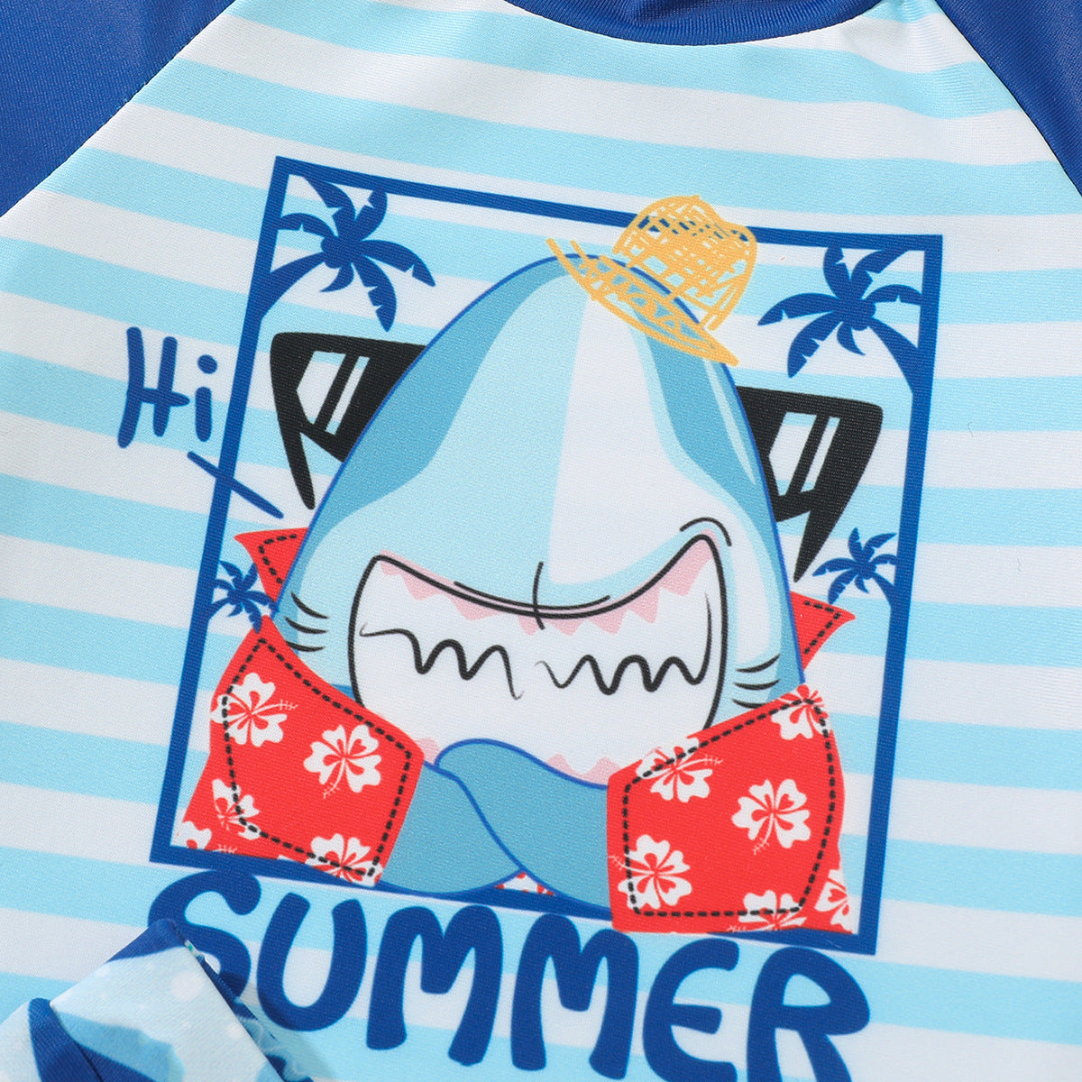 New Boy Split Swimsuit Long Sleeve Sun Protection - Enfance-Heureuse