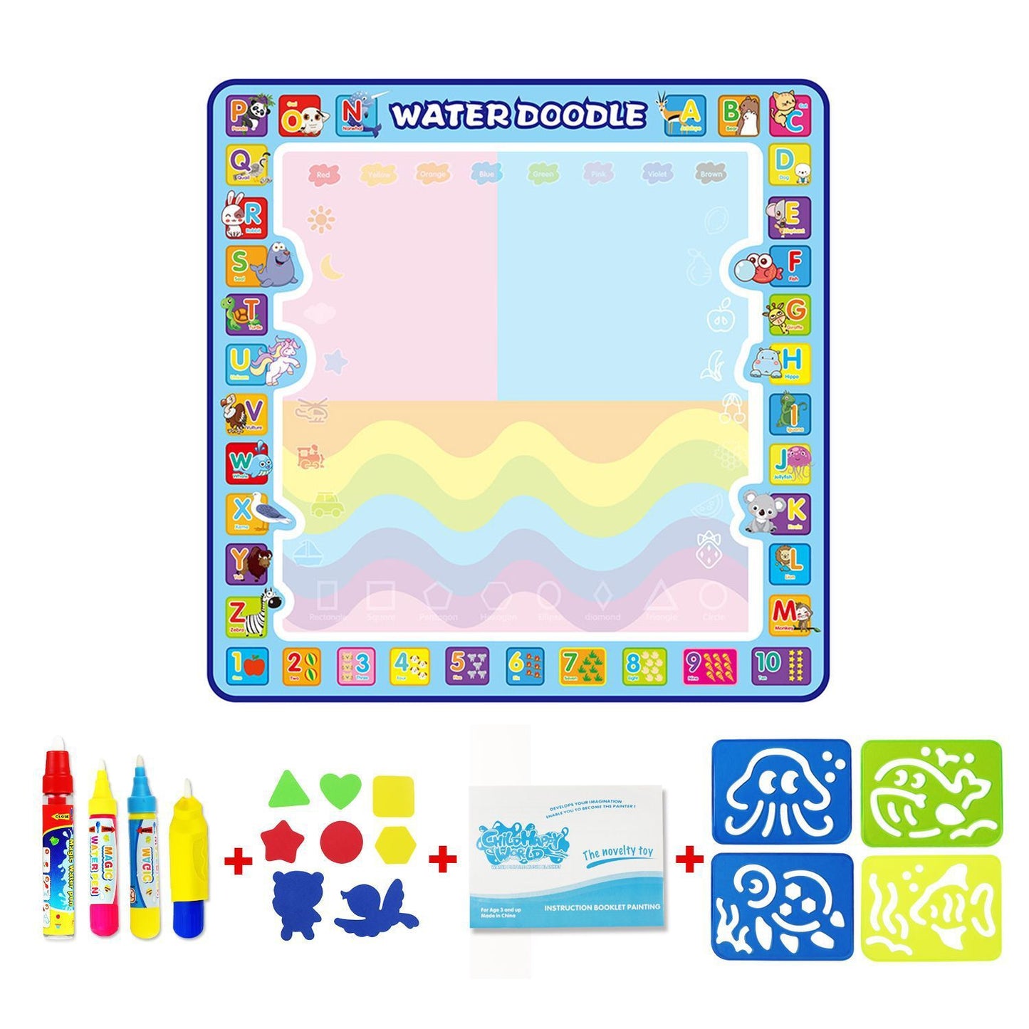 Puzzle Graffiti Writing Color Painting Pad