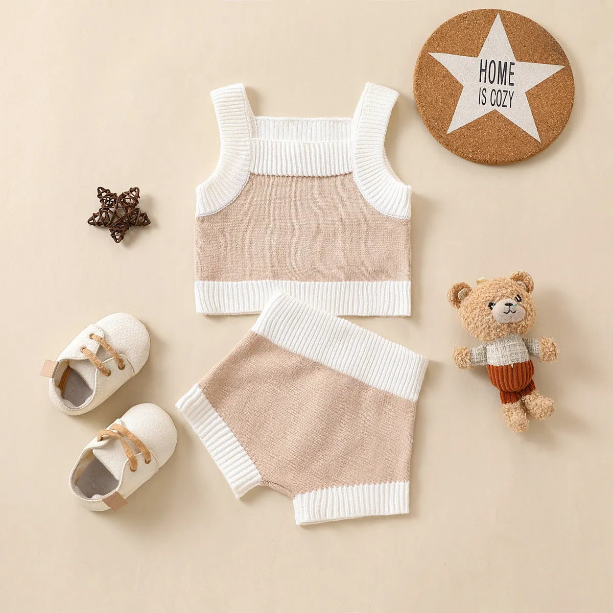 Children's Fashion Tank Top Summer Sweater Set