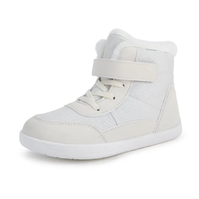 Children's High-top With Velvet Thick Wide-toe Cotton-padded Shoes Outdoor Keep Warm Snow Boots